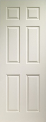 Internal White Moulded Pre-Finished Colonist 6 Panel Door