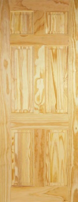 Internal Clear Pine 6 Panel Door