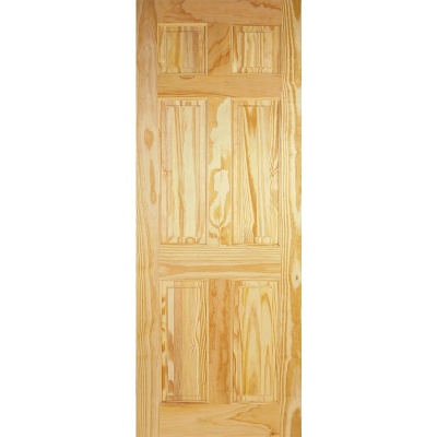 Internal Clear Pine 6 Panel Door