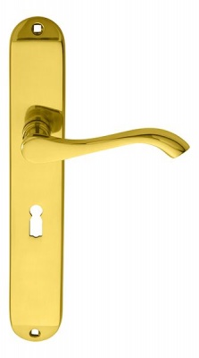 Andros Lever Door Handle on Various Long Backplates