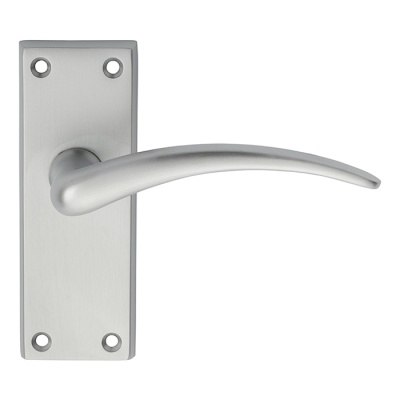 Wing Lever Door Handle on Short Latch Backplate