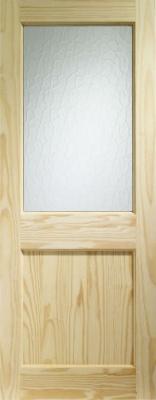 External Pine 2XG Door with Flemish Glass