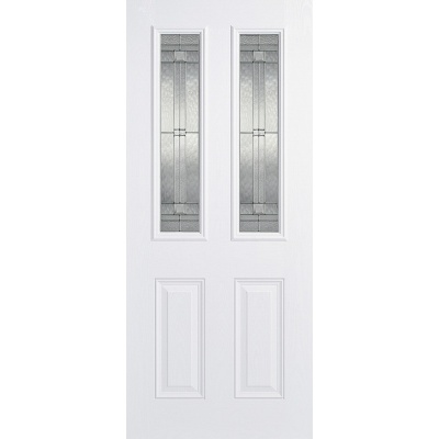 External GRP Composite Malton White Glazed Door