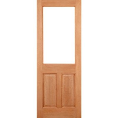 External Hardwood 2XG 2 Panel Door