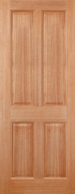 External Hardwood Colonial 4 Panel Door