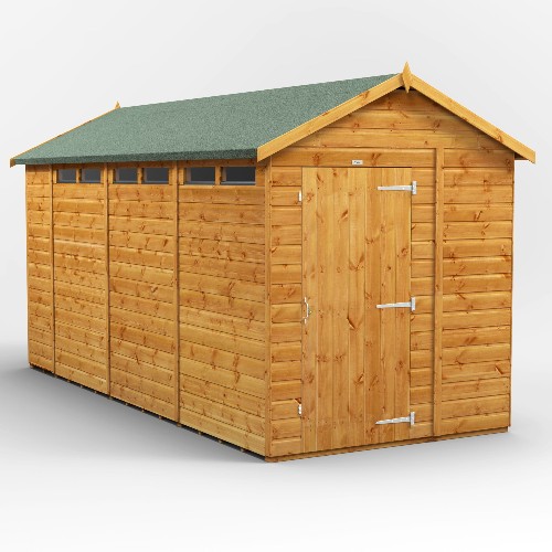 Power Apex Security Shed 14x6