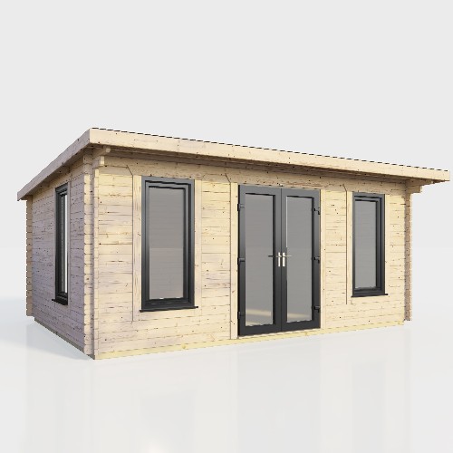 Power Pent Log Cabin 18x10