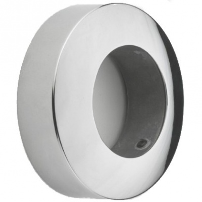 Rothley End Socket in Chrome for Hand Rail System - Atlantic Timber