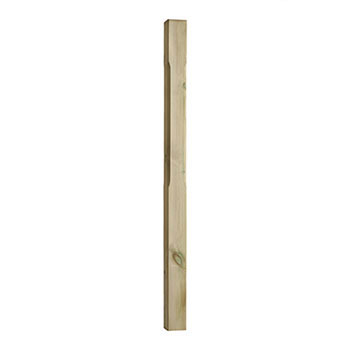 Treated Pine Stop Chamfered Deck Newel Post