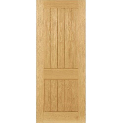 Internal PreFinished Oak Ely 2 Panel Door Atlantic Timber