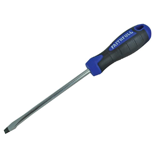 Faithfull Soft Grip Flared Screwdriver 10 x 200mm
