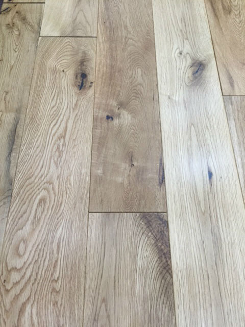 120mm X 18mm Solid Oak Flooring Lacquered Atlantic Timber