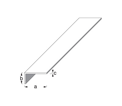 25 x 20mm White Plastic Angle 2000 - Atlantic Timber