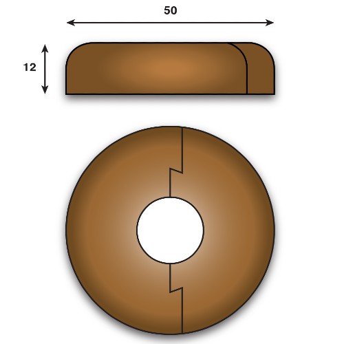 Pipe Covers Light Oak Atlantic Timber