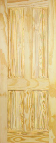 Internal Clear Pine 4 Panel Door Atlantic Timber