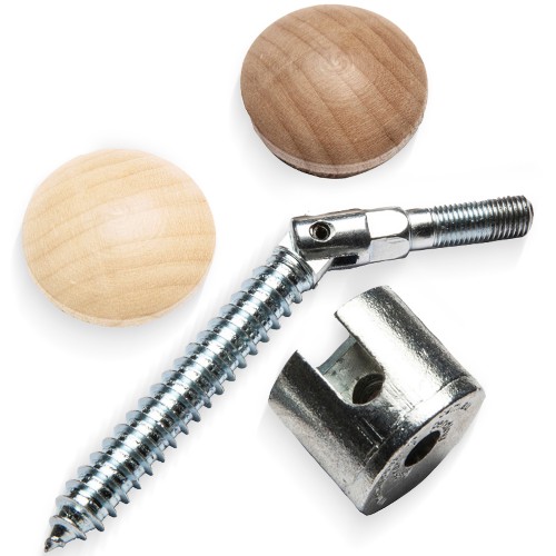 Mixed Universal Handrail to Newel Post Fixing Kit Atlantic Timber