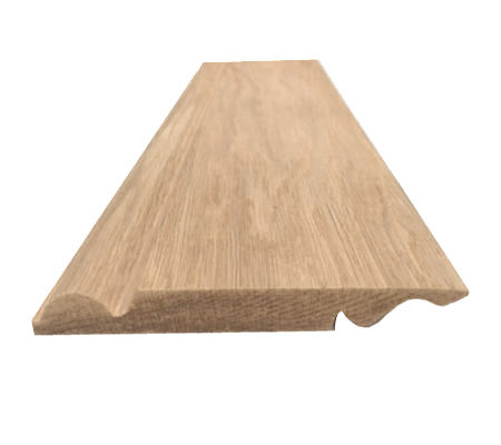Solid Oak Reversible Skirting Board Torus Ogee Pattern 175mm X 20mm X 3m