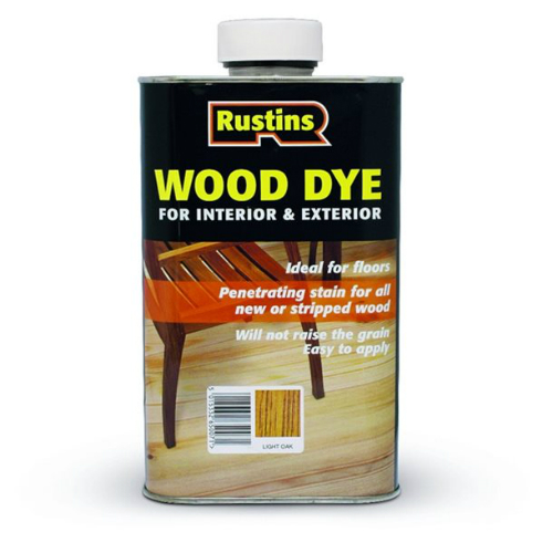 Rustins Wood Dye Interior And Exterior 250ml And 1 Litre