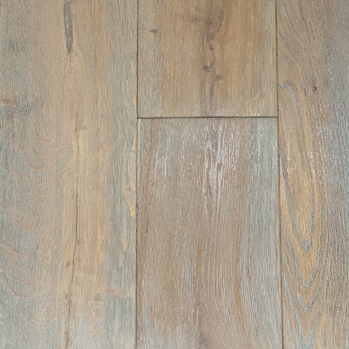 180mm x 20/6 Engineered Oak Flooring Grey - Deep Brushed and Handscraped
