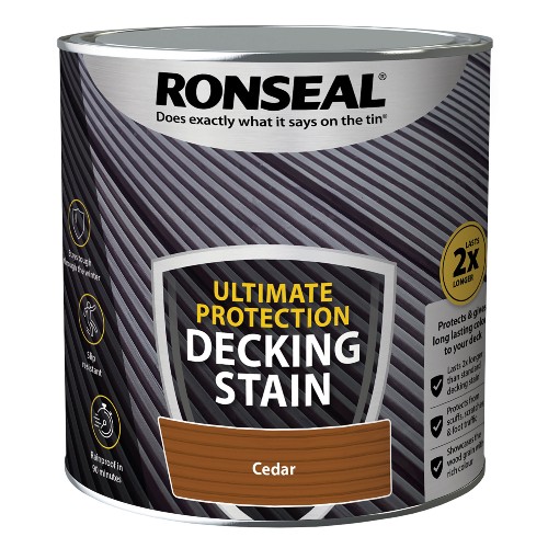 Ronseal Decking Stain Ultimate Protection 2.5l Atlantic Timber