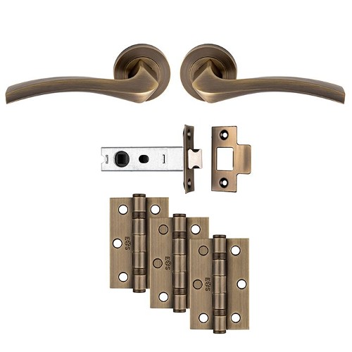 Sines Door Handle/Latch Pack in Various Finishes Atlantic Timber