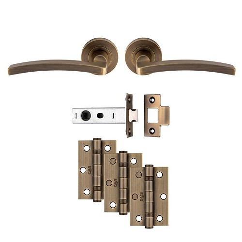 Tavira Door Handle/Latch Pack in Various Finishes Atlantic Timber