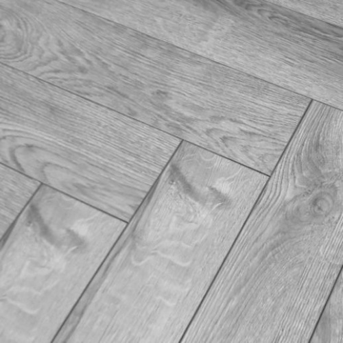 Vintage Laminate Herringbone Collection, Grey Parquet Laminate Flooring