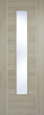 Internal Pre-Finished Light Grey Laminate Vancouver Glazed Door