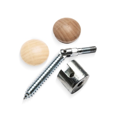 Mixed Universal Handrail to Newel Post Fixing Kit