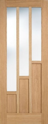 Internal Pre-Finished Oak Coventry Glazed Door