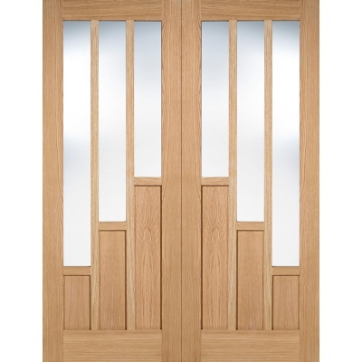 Internal Pre-Finished Oak Coventry Door Pairs