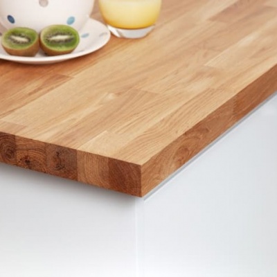 Solid Natural Oak Worktop 27mm Thick