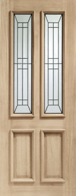 External Oak Malton Diamond Door