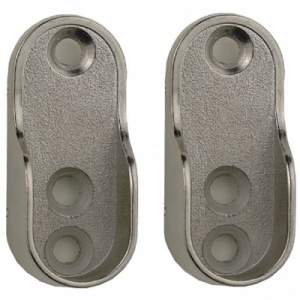 Rothley Oval Sockets Chrome Finish (pack of 2)