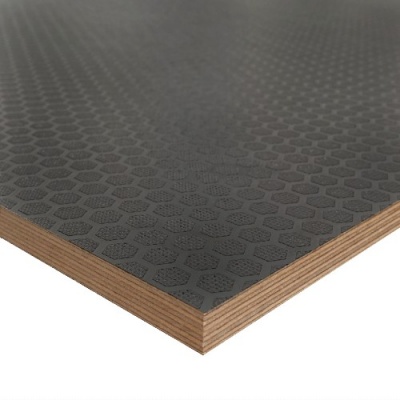 Anti-Slip Heksa/Smooth Phenolic Faced Plywood 4' x 4' Half Sheets