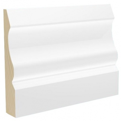 Pre-Finished White Ogee Architrave 15mm x 69mm x 2.4m Lengths