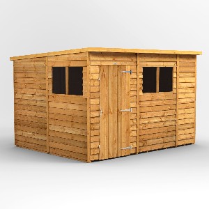 Power Overlap Pent Shed 10x8