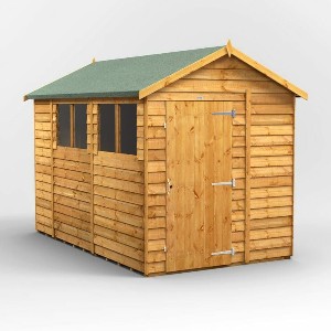 Power Overlap Apex Shed 10x6