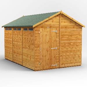Power Apex Security Shed 12x8