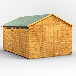 Power Apex Security Shed 14x10