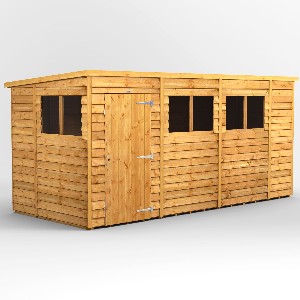Power Overlap Pent Shed 14x6