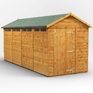 Power Apex Security Shed 16x6