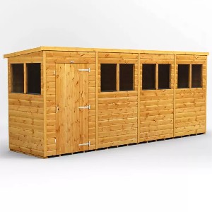 Power Pent Shed 16x4