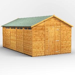 Power Apex Security Shed 18x10
