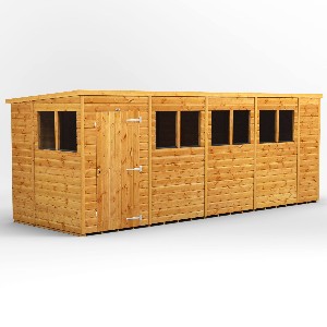 Power Pent Shed 18x6