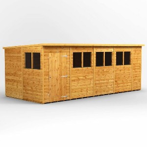 Power Pent Shed 18x8