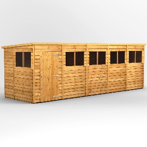 Power Overlap Pent Shed 20x6