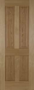 Internal Oak 4 Panel Recessed Door