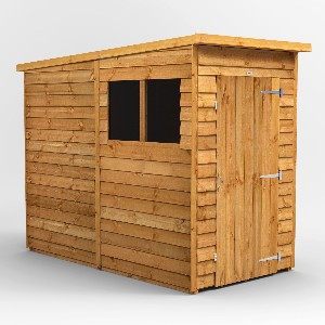 Power Overlap Pent Shed 4x8