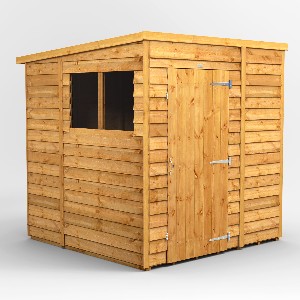 Power Overlap Pent Shed 6x6